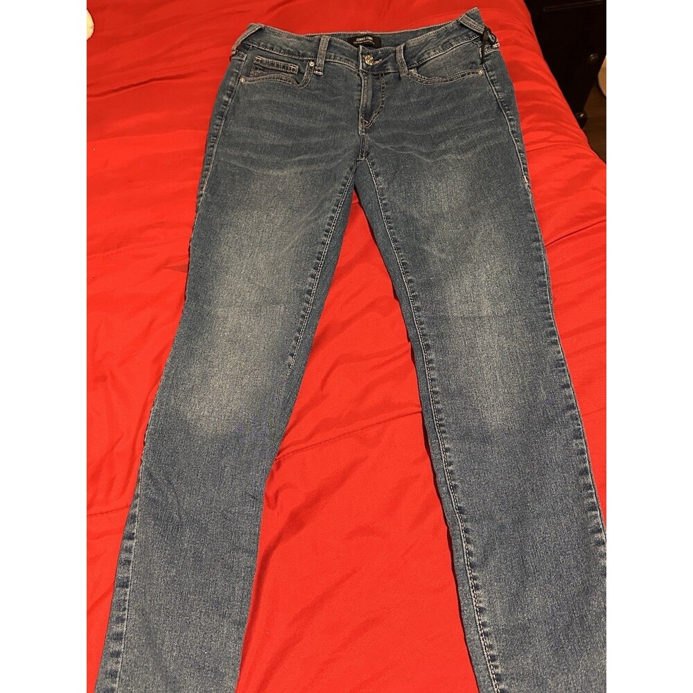 True Religion JENNIE CURVY Women’s Blue Jeans Pants Mid-Rise Super Skinny Sz 27